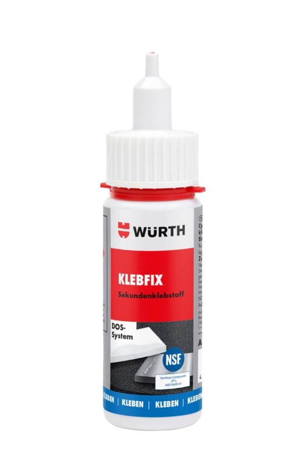 Kyanoakrylátové konštrukčné lepidlo Klebfix 50g - 0893090 1