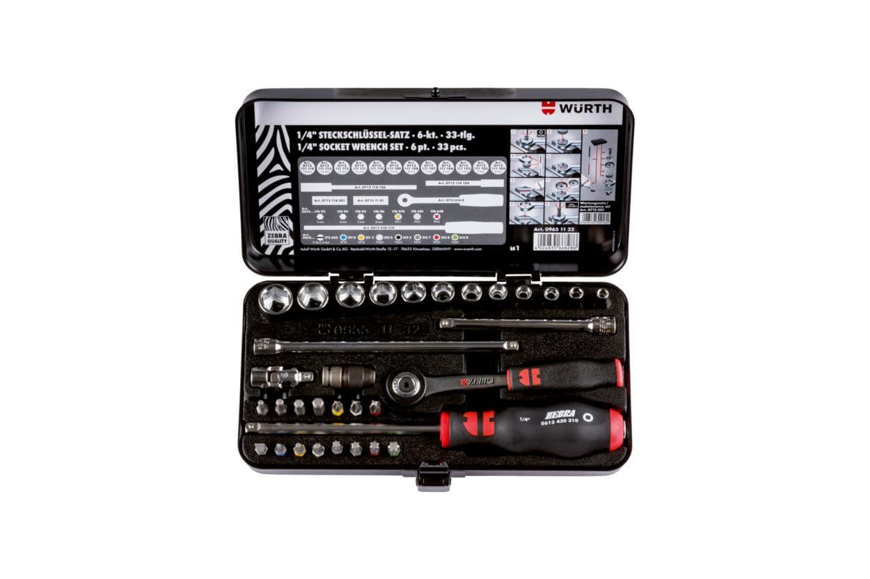 Sada 1/4" nástrčných kľúčov 33ks - 096511 32