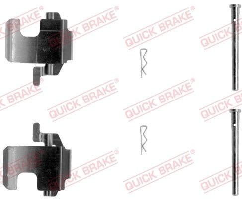 QUICK BRAKE Sada prísluženstva obloženia kotúčovej brzdy 109-1273-D 1