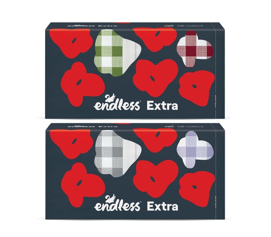 Endless Extra, papierové obrúsky 2ks v balení po 160 útržkov 1