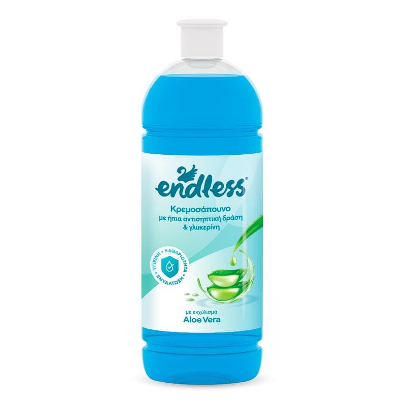 Endless Krémové mydlo s miernym antiseptickým účinkom, Aloe Vera 1l 1