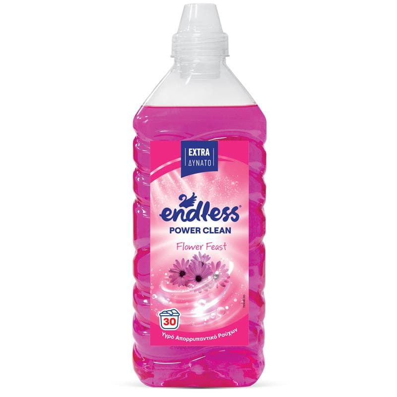 Endless Power Clean, Tekutý prací prostriedok, Flower Feast 1850 ml