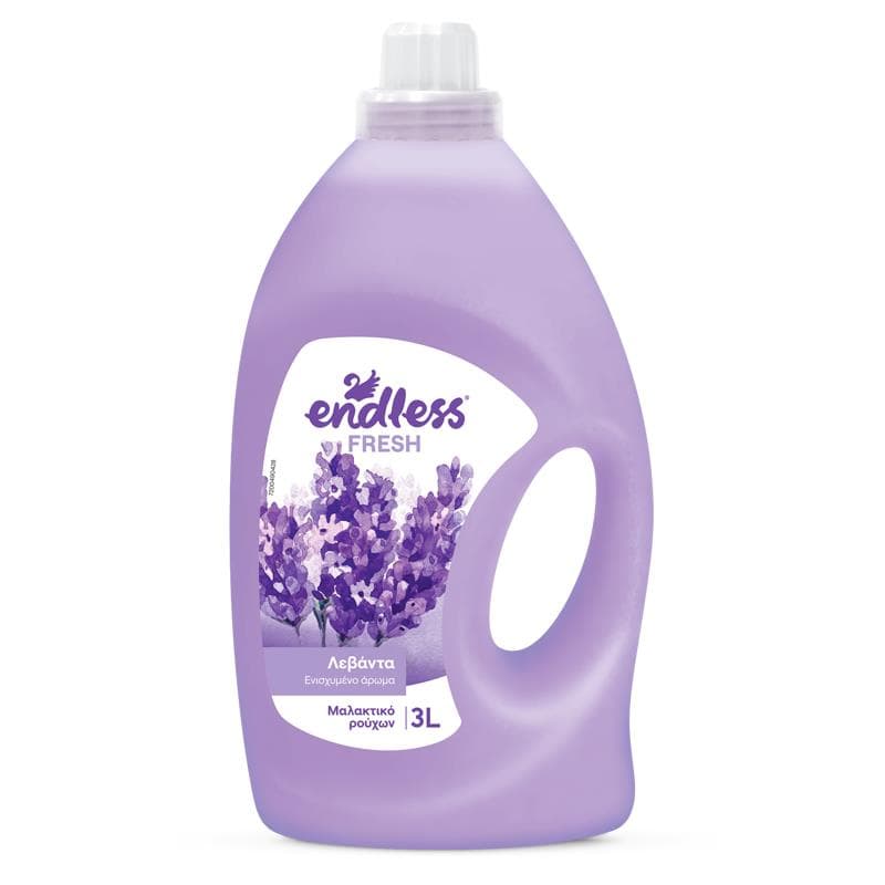 Endless Fresh, aviváž a zmäkčovadlo na oblečenie, Levanduľa 3l 1
