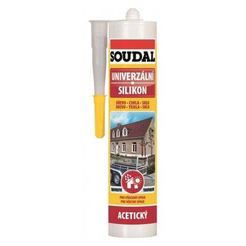 Univerzálny silikón 280ml, transparentný, Soudal 1