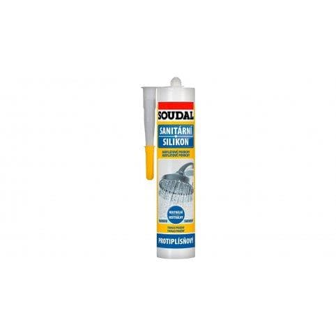 Sanitárny silikón 280ml, transparentný, Soudal