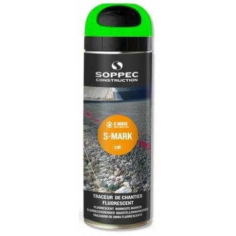 Značkovací sprej SOPPEC S-MARK Fluo, zelený, 500ml
