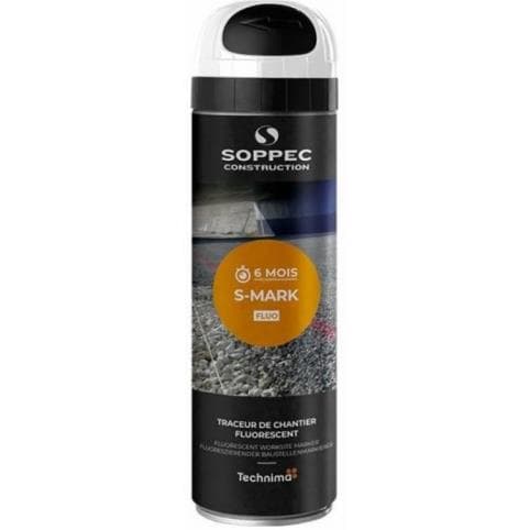 Značkovací sprej SOPPEC S-MARK Fluo, biely, 500ml