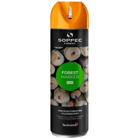 Značkovací sprej SOPPEC Forest Marker Fluo, oranžový, 500ml 1