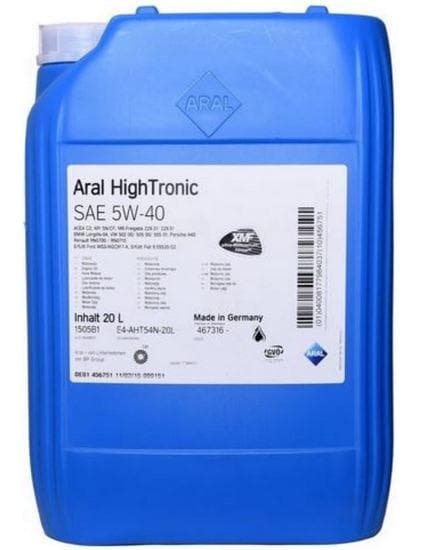 Aral HighTronic 5W-40 - 20L 1