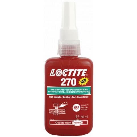 LOCTITE 270 zaisťovač závitov 50ml, vysoká pevnosť