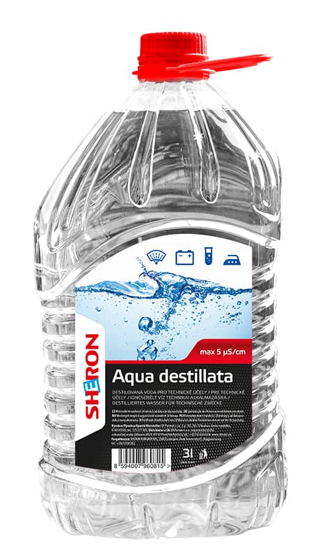 Aqua Destillata SHERON 3 lt PET 1