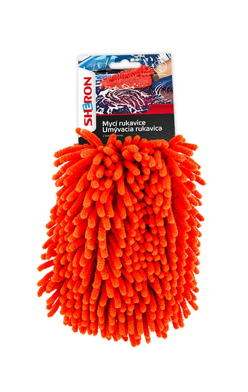 Rukavice umývacie z mikrovlákna 1