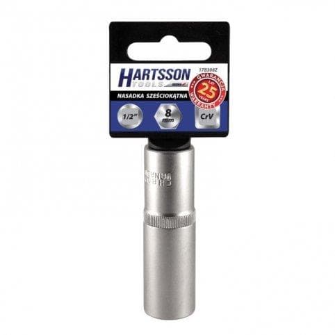 Nadstavec 6-hran 1/2", CrV, 17mm,dlhý, Dedra