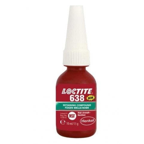 LOCTITE 638 upevnenie závitov a ložísk, vysoká pevnosť, 10ml