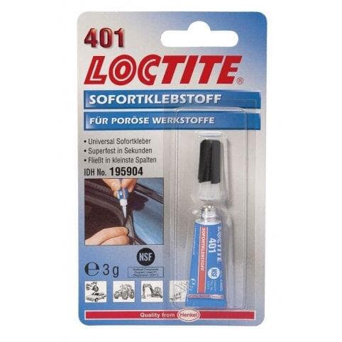 LOCTITE 401 sekundové lepidlo, 3g 1