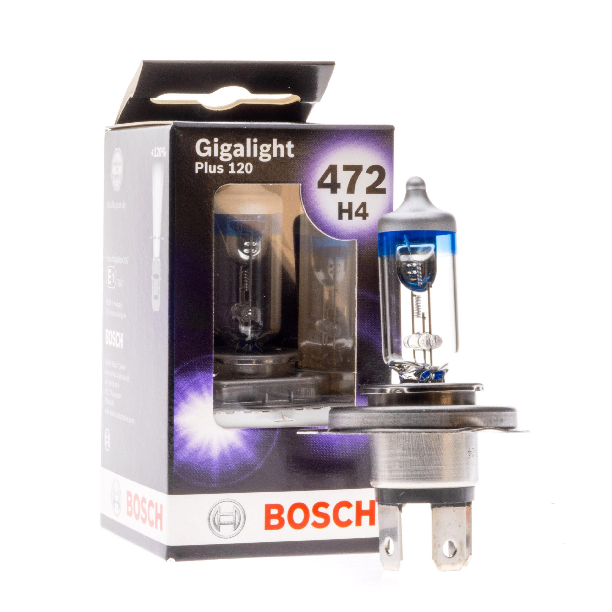 BOSCH Halogénová žiarovka H4 gigalight plus 1987301650
