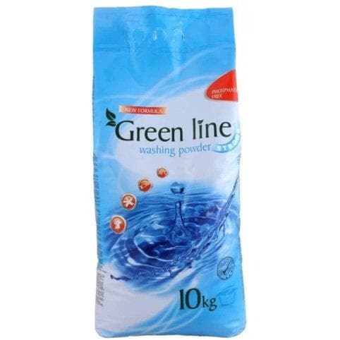 Prací prášok GREEN LINE STRONG, 10KG 1