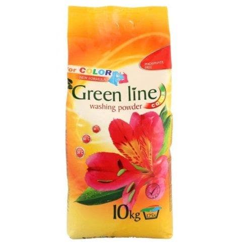 Prací prášok GREEN LINE COLOR, 10KG
