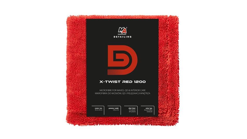 X-TWIST RED 1200GSM 40x40cm 70% poliester 30% poliamid