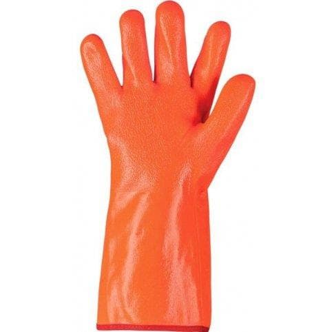 Rukavice ZARO WINTER, zimné, máčané v PVC, oranžové, veľ. 11 1