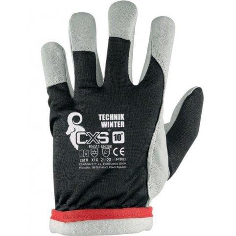 Zateplené pracovné rukavice TECHNIK WINTER s blistrom 1