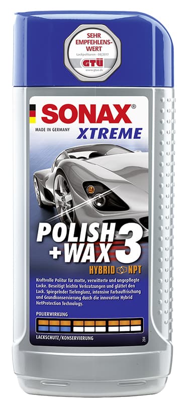 SONAX XTR Leštidlo s voskom WAX 3 250 ml 3713027 1