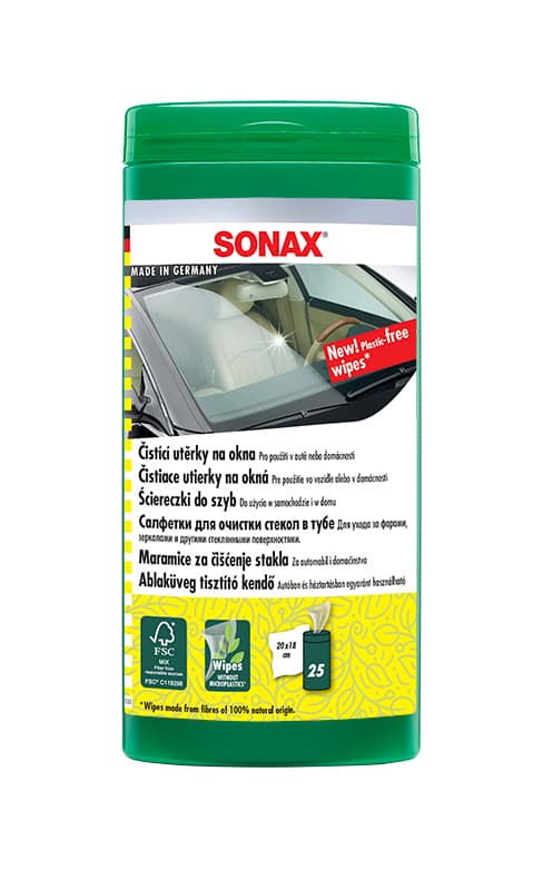 SONAX Čistiace utierky na okná 25 ks CZ/SK 3785150