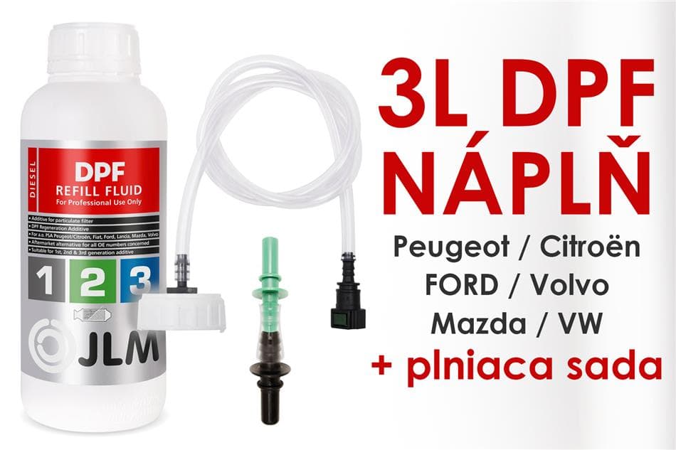 JLM sada DPF náplň Peugeot, Citroen, Ford, Volvo 1