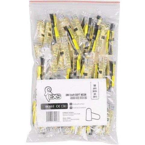 Jednorázové zátkové chrániče sluchu 3M E-A-R SOFT NEON bal. 50 párov 1