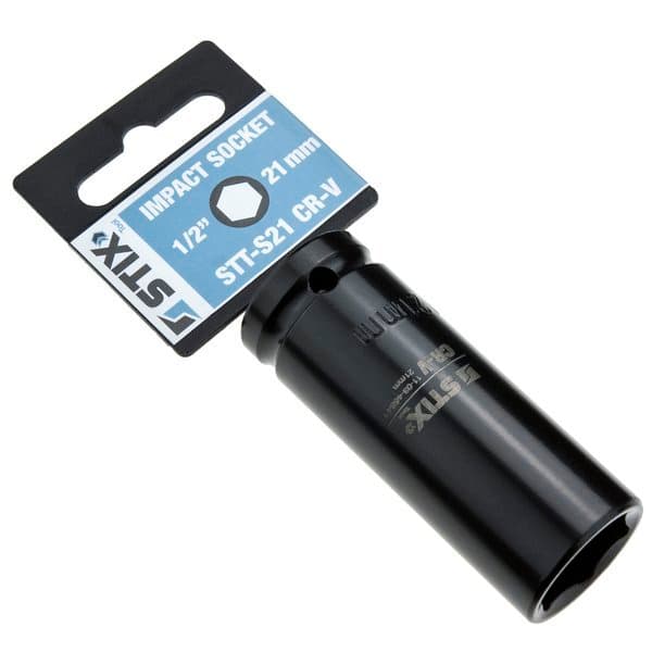 Nástrčný kľúč 1/2'' STT-S21 ( CR-V / 21 mm ) - Stix 1