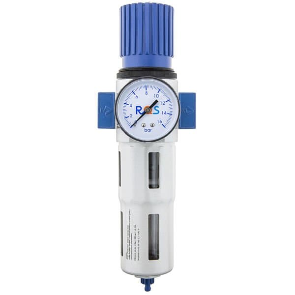 Filter stlačeného vzduchu s redukciou RECTUS OFR-1/2-MIDI (Filter / Manometer / Sušič) - RQS 1/2"