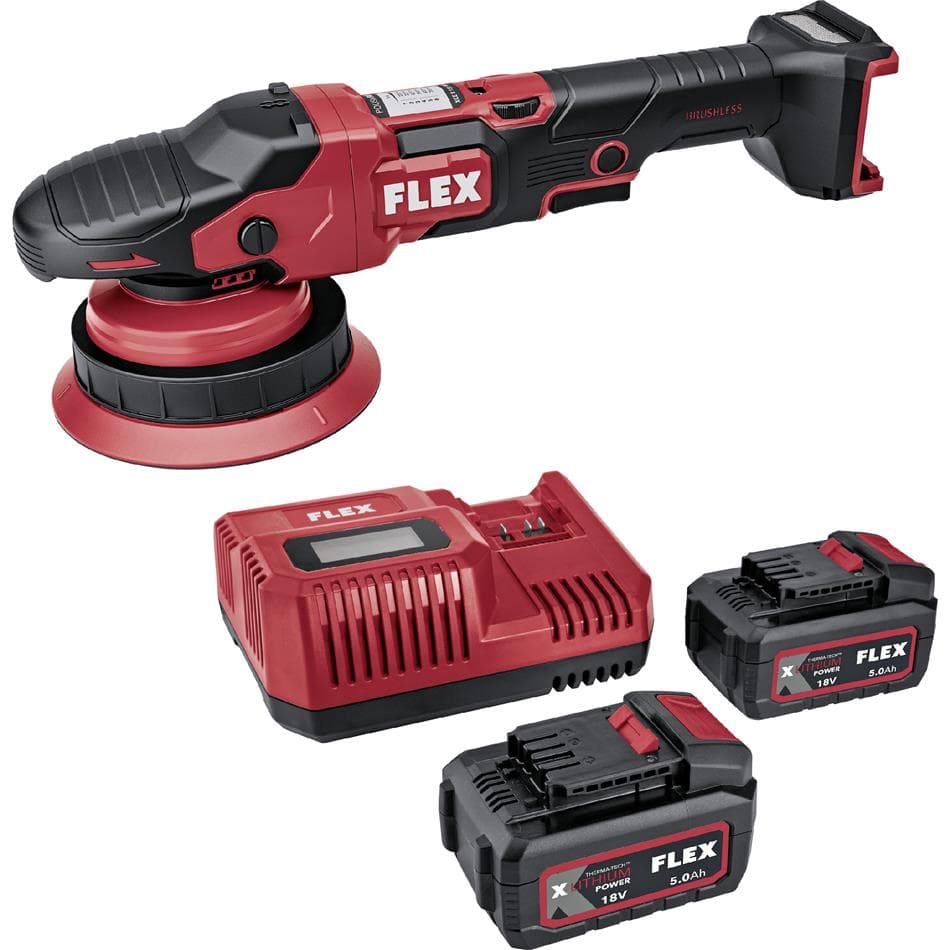 Flex XCE 8 150 18-EC Set - Aku-excentrická leštička s permanentnou rotáciou 18 V 533020 1