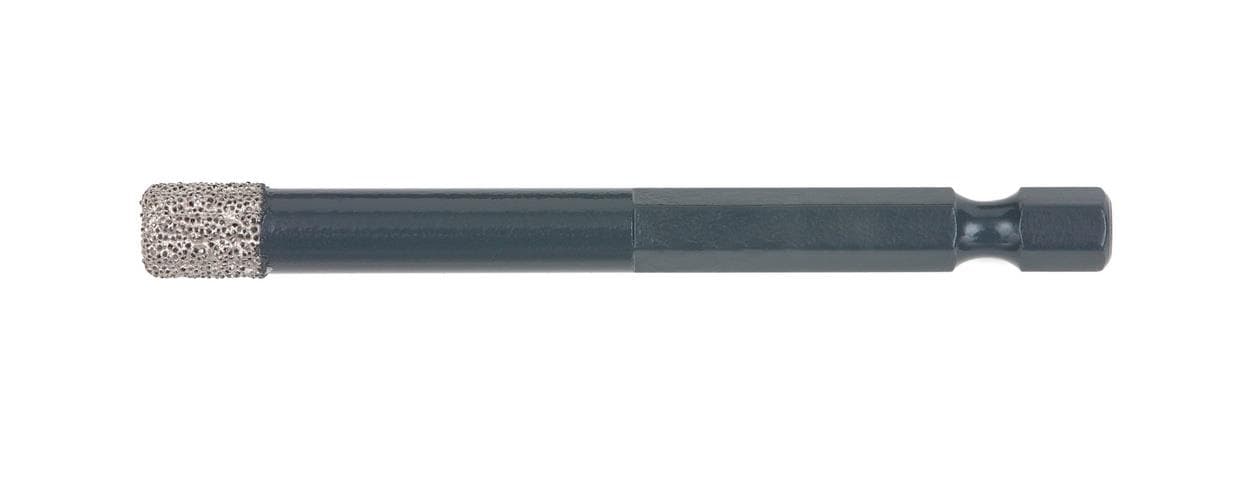 Diamantový jadrový vrták na suché vŕtanie na dlažbu 1/4" D10 L80 PL40 - 5457230010