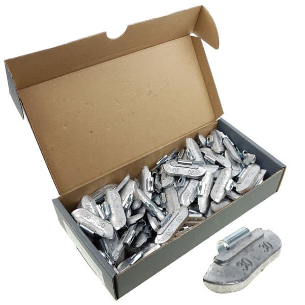 Nabíjacie závažia na oceľové disky SPS STD PB/S (30 g, olovo) - 100 ks. - Stix 1