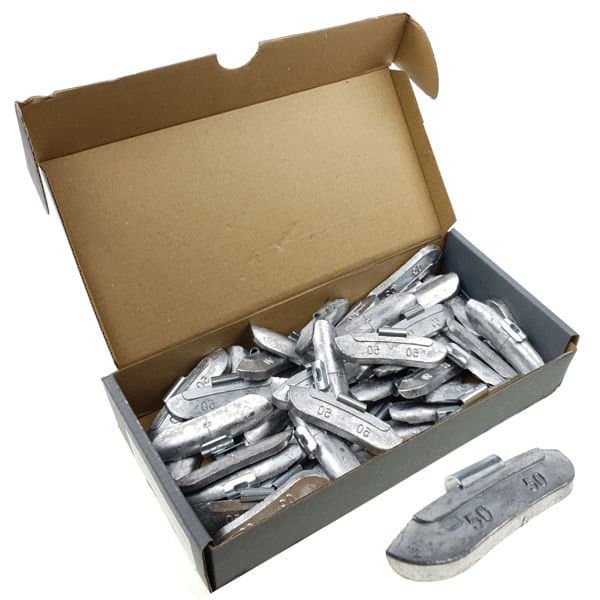 Nabíjacie závažia na oceľové disky SPS STD PB/S (50 g, olovo) - 50 ks. - Stix