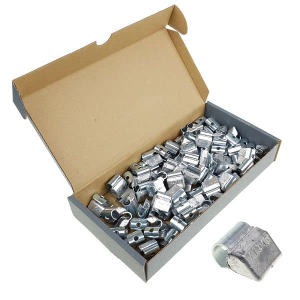 Nabíjacie závažia na hliníkové disky SPS ALU PB/A (15 g, olovo) - 100 ks. - Stix