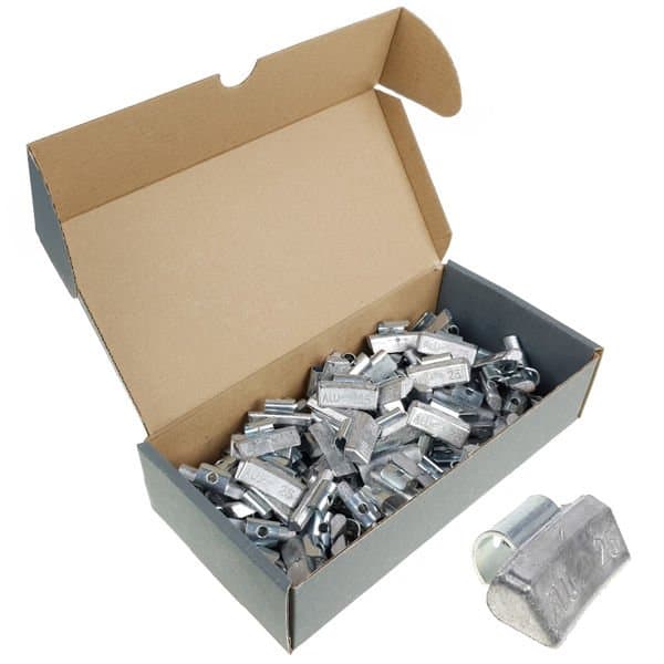 Nabíjacie závažia na hliníkové disky SPS ALU PB/A (25 g, olovo) - 100 ks. - Stix