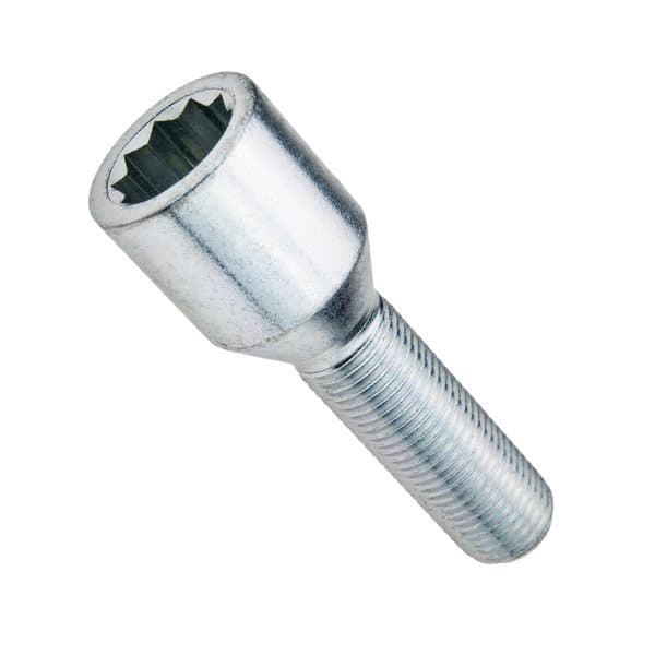Úzke skrutky pre hliníkové disky 36 mm Torx M12x1,25 - (pozinkované) - Carbonado