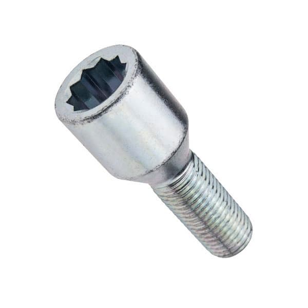 Úzke skrutky pre hliníkové disky 28 mm Torx M12x1,75 - (pozinkované) - Carbonado