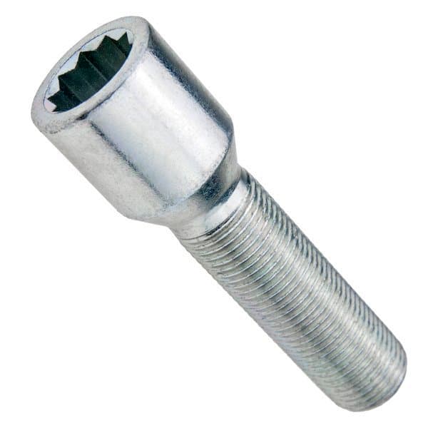 Úzke skrutky pre hliníkové disky 40 mm Torx M14x1,25 - (pozinkované) - Carbonado