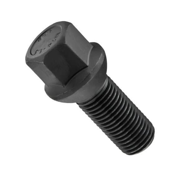 Čierna skrutka na disky M14x1,5 28 mm Guľa 1