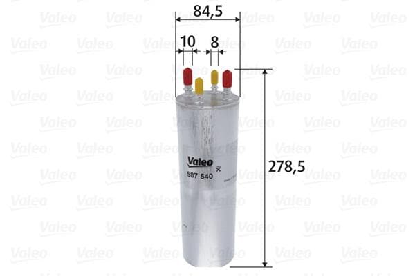 VALEO Palivový filter 587540-D 1