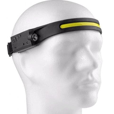 Čelovka CXS XPE LED / COB LED so svietiacim LED pásikom 1