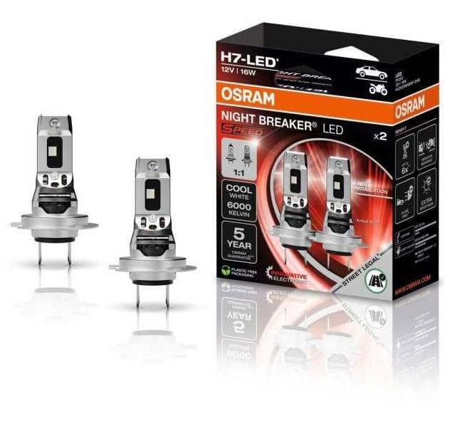 OSRAM Osram H7 SPEED NIGHT BREAKER LED s homologizáciou 64210DWNBSP-2HB 6000K 2ks