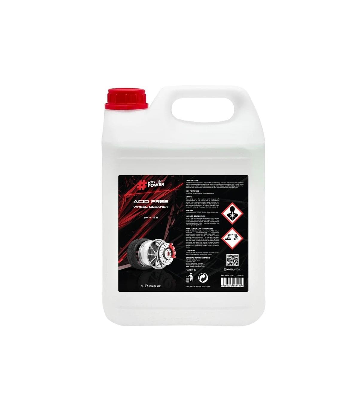 KrytexPower Acid Free Wheel Cleaner 5L KRYTEX POWER 661409 KRYTEX POWER 1