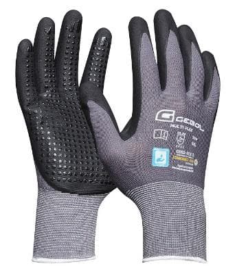 Gebol Pracovné rukavice MULTI-FLEX č.11 bezošvé nylonové s PU ochrannou vrstvou