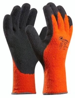 Gebol Pracovné rukavice WINTER GRIP č.9 oranžove 1