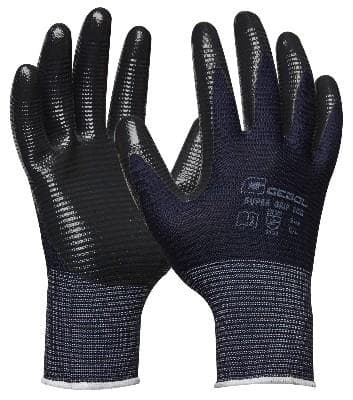 Gebol Pracovné rukavice pre montážne práce SUPER GRIP č.9, bezšvové