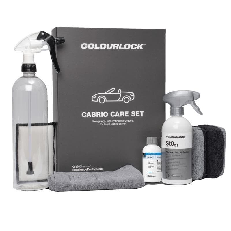 Colourlock Cabrio Care Set – Sada na čistenie a impregnáciu striech kabrioletov 8801-S-01