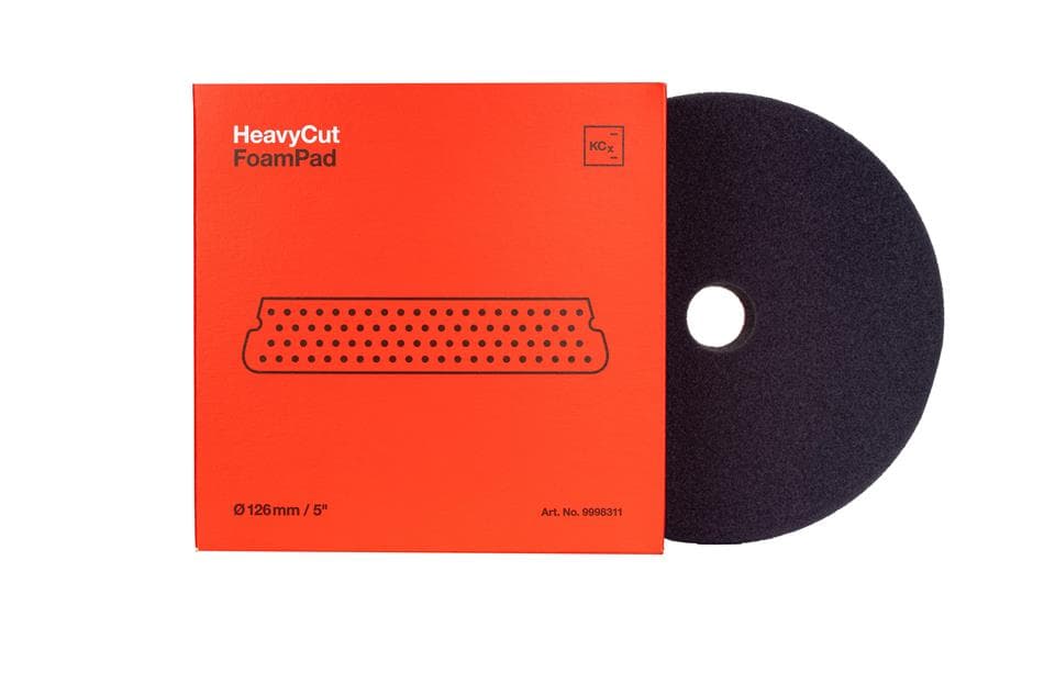 Heavy Cut Foam Pad 126 x 25mm - Leštiaci kotúč červený